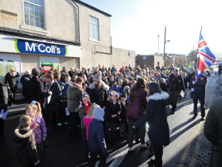 Photo 11  - 2016 Normanby Remembrance Day - 
We Are Joined by Many Children from Bankfields School